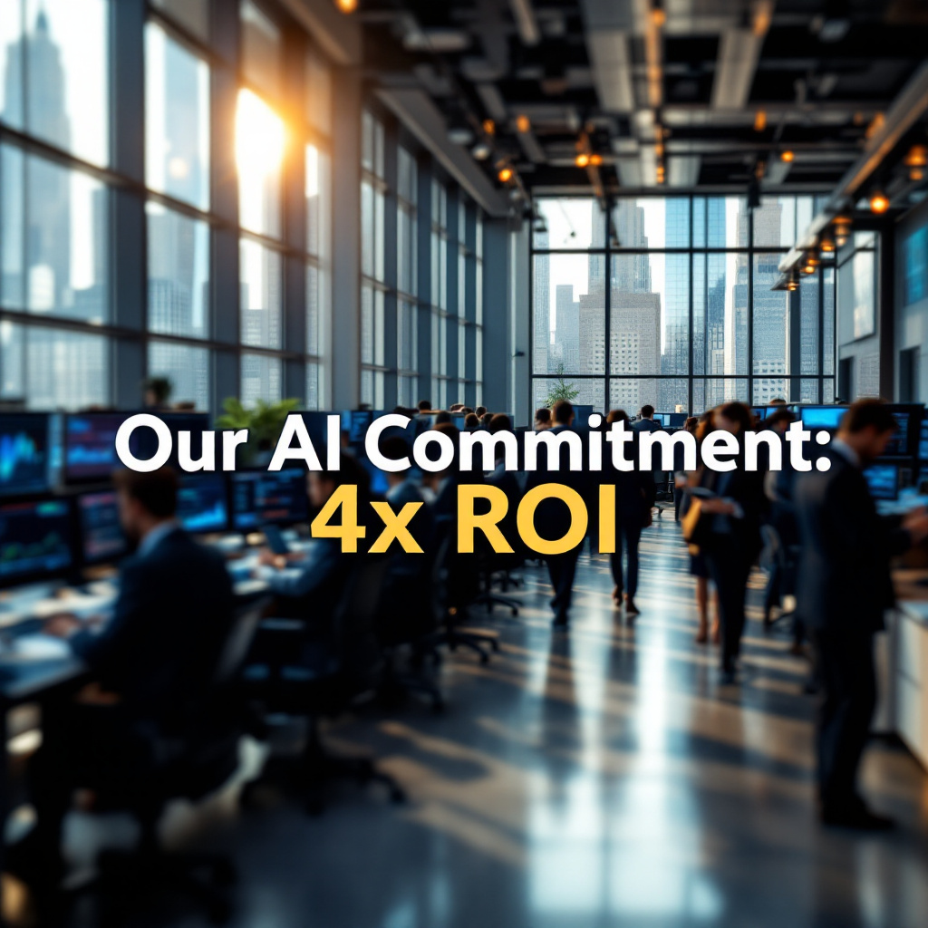 Our AI Commitment: 4x ROI