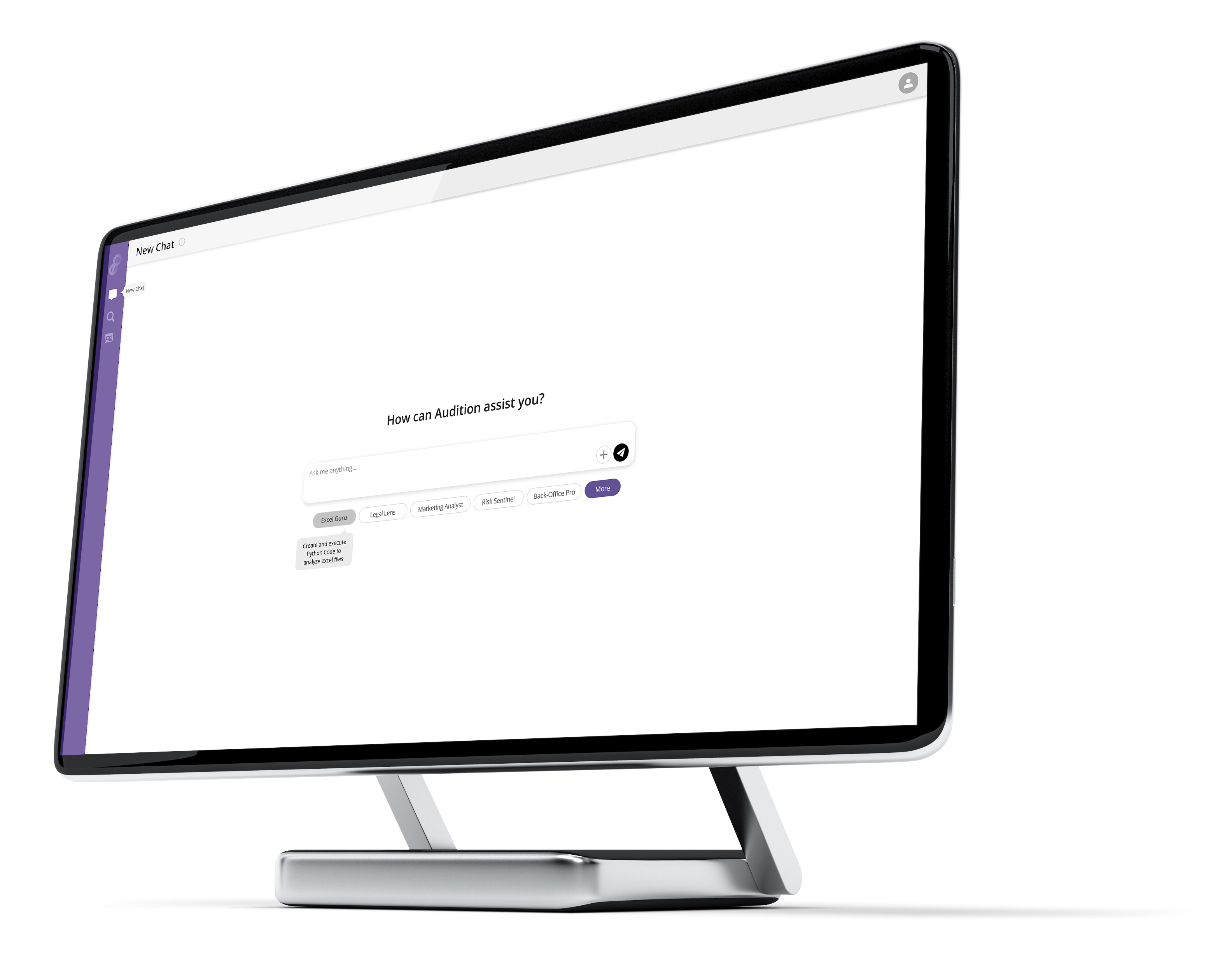 Audition AI Platform Interface