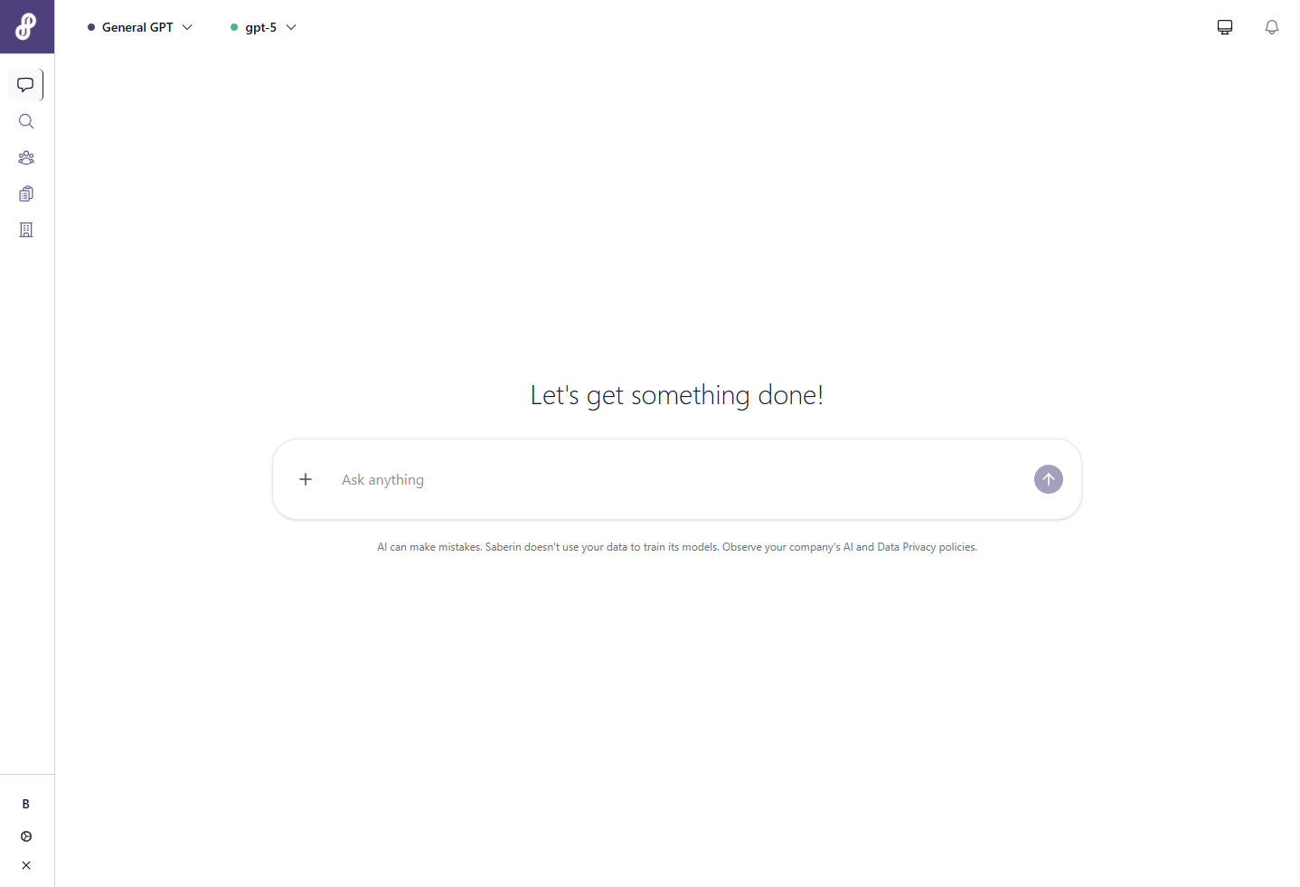 Audition AI Platform Interface